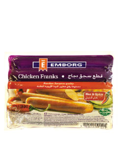Emborg Hot Chicken Franks 32 X 340g