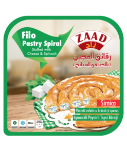 Zaad Fillo Pastry With Spinach & Cheese 12 X 800g
