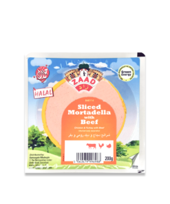 Zaad Sliced Beef Mortadella 12 X 200g