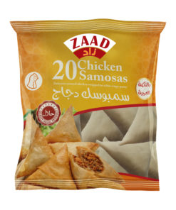 Zaad Bags 20 Chicken Samosa 8 X 600g