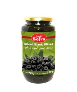 Sofra Sliced Black Olives 6 X 935g