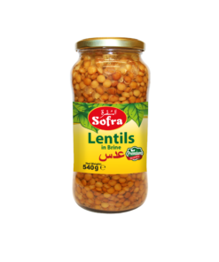 Sofra Lentils in Brine 12 X 540g