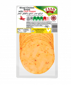 Zaad Slice Chicken Chilli Pepper 10 X 130g
