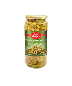 Sofra Sliced Green Olives 12 X 330g