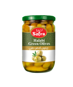 Sofra Halabi Green Olives 6 X 600g