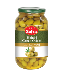 Sofra Halabi Green Olives 6 X 1250g