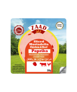Zaad Sliced Beef Mortadella with Paprika 12 X 200g