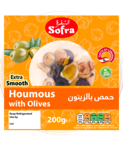 Sofra Houmous with Olives 12 X 200g