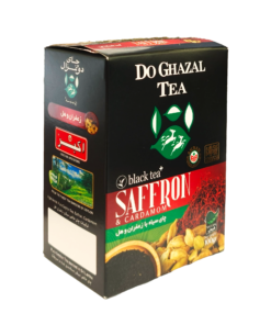 Do Ghazal Black tea with Saffron & Cardamom 6 X 100g