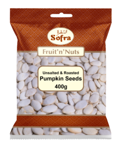 Sofra Unsalted & Roasted Pumpkin Seeds 10 X 400g